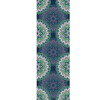 Festett üveg mandala tapéta festmények - TenStickers
