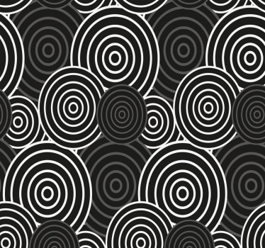 Koncentrikus körök Tapéta Geometriai - TenStickers