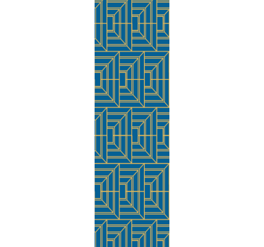 Szögletes labirintus Tapéta Geometriai - TenStickers