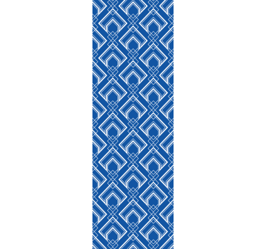 Geometrikus kék minta Tapéta Geometriai - TenStickers