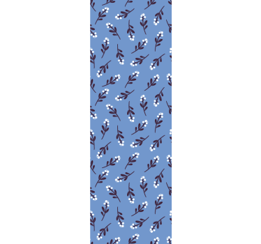 Virág ágak motívum Tapéta Virágok - TenStickers