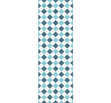 Geometrikus argyle minta Tapéta Négyzet alakú tapéta - TenStickers