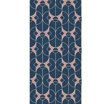 Geometriai lánc minta Tapéta Geometriai - TenStickers