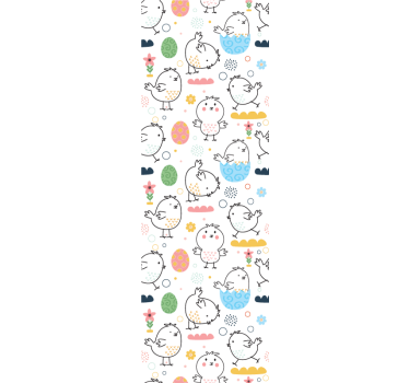 Csaj minta gyönyör Gyerekszoba tapéta - TenStickers