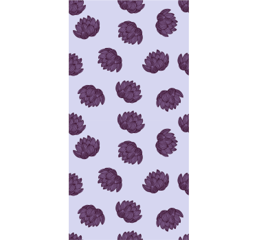 Virágmintás egyszerűség Tapéta Virágok - TenStickers