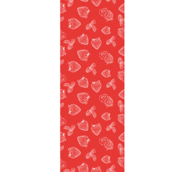 Eper vázlat Tapéta Virágok - TenStickers