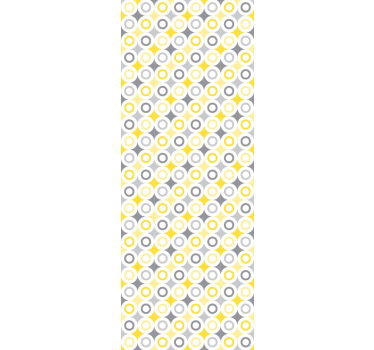 Kör alakú minta Tapéta Pöttyös - TenStickers