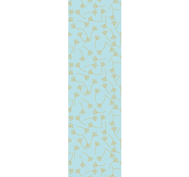 Botanikai vonalművészet Tapéta Virágok - TenStickers