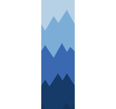 Hegycsúcsok minta Tapéta Geometriai - TenStickers