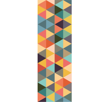 Színes háromszögek Tapéta Geometriai - TenStickers