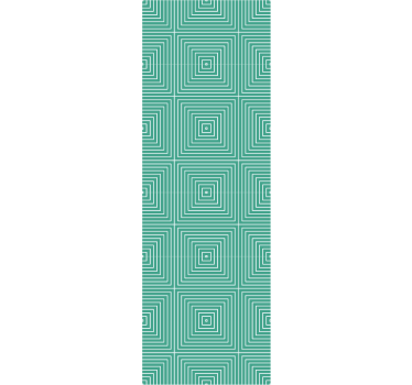 Zöld négyzetek mintás geometriai tapéta - TenStickers