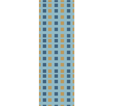 Geometriai négyzetrács Tapéta Négyzet alakú tapéta - TenStickers