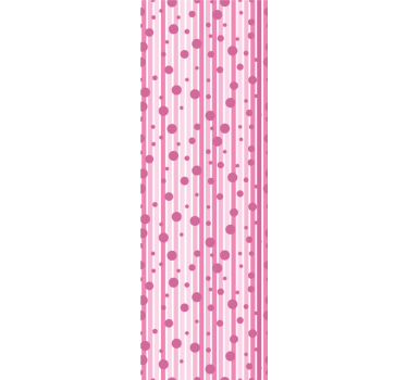 Csíkos pontminta Tapéta Pöttyös - TenStickers