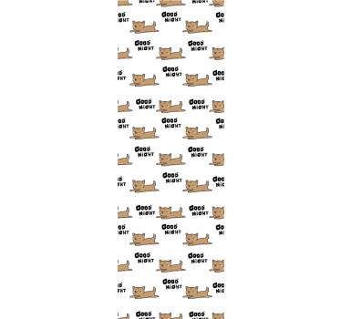 Aranyos kutya alvó tapéta hálószobába - TenStickers