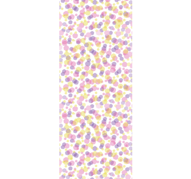 Sokszínű polka Tapéta Pöttyös - TenStickers