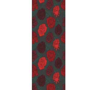 Rózsás elegancia Tapéta Virágok - TenStickers