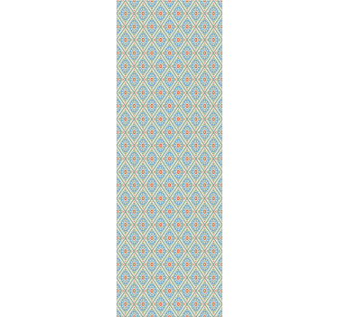 Színes geometriai lengyel virág természet tapéta - TenStickers