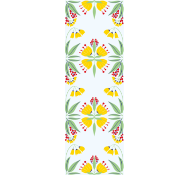 Hagyományos mintás lengyel természet tapéta - TenStickers