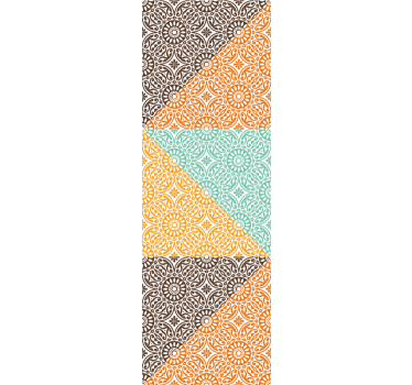 Pszichedelikus hippi mandala retro tapéta - TenStickers