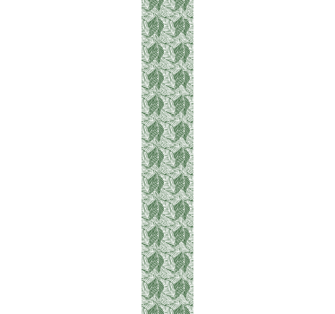 Zöld vékony rétegű levéllevelek tapéta - TenStickers