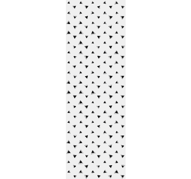 Kis fekete háromszög geometriai tapéta - TenStickers