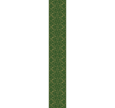 Elegáns zöld és arany mintás retro tapéta - TenStickers