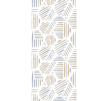 Absztrakt lineáris minta Tapéta Geometriai - TenStickers