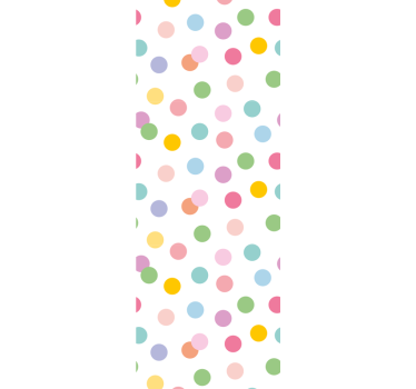 Játékos pontminta Tapéta Pöttyös - TenStickers