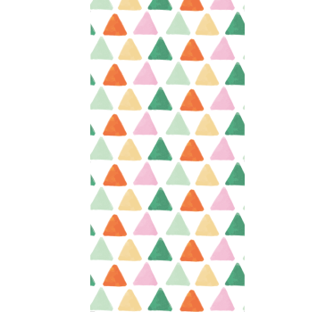 Színes háromszög minta Tapéta Geometriai - TenStickers