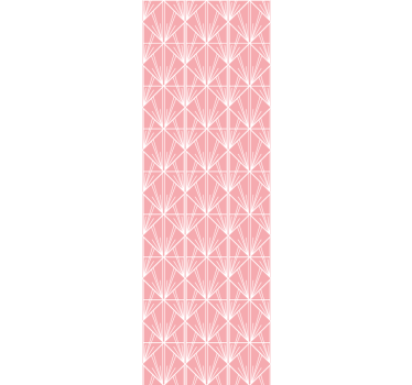 Geometriai rózsaszín minta Tapéta Modern - TenStickers