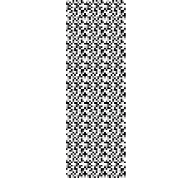 Fekete-fehér négyzet alakú design négyzet mintás tapéta - TenStickers