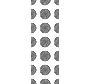 Kreatív firka kör alakú kortárs tapéta - TenStickers