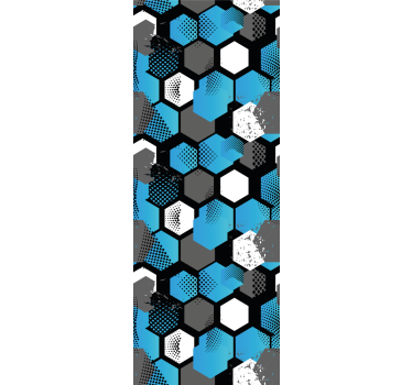 Absztrakt színátmenet foci tizenéves hálószoba háttérkép - TenStickers
