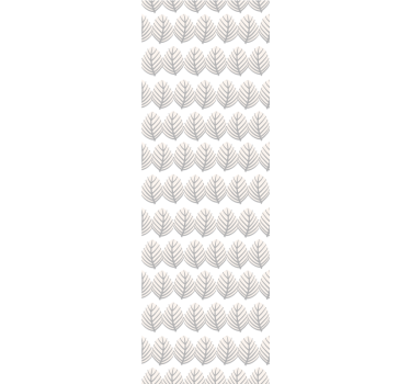 Egyszerű szürke mintás Tapéta levelek - TenStickers