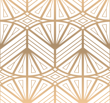 Arany geometriai minta Tapéta Modern - TenStickers