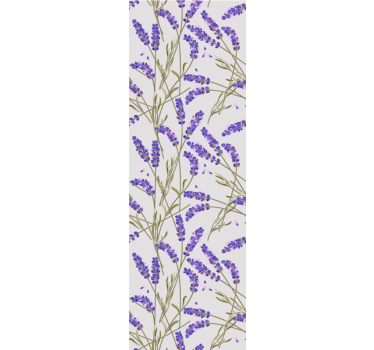 Provence stílusú levendula mintás természet tapéta - TenStickers