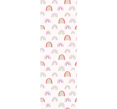 Különböző színű szivárvány gyerekek tapéta - TenStickers