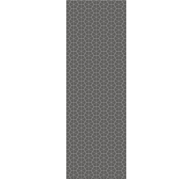Szürke hatszögletű kivitel Tapéta Geometriai - TenStickers