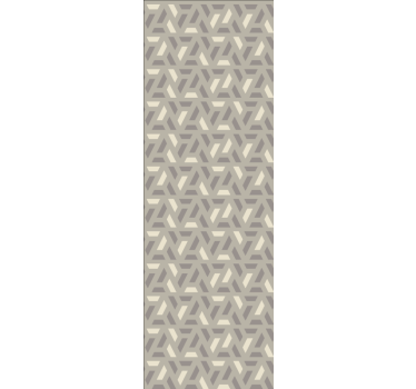 Geometrikus krémszínű háromszög mintás geometrikus tapéta - TenStickers