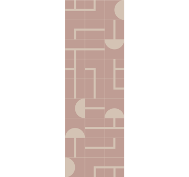 Beige puha formák tapéta geometriai - TenStickers