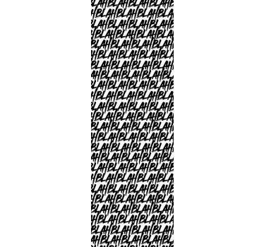 Blahblach minta Tapéta felirat - TenStickers