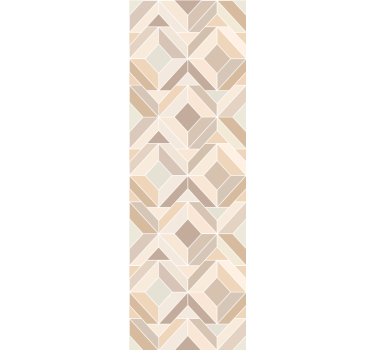 Beige rétegelt formák geometrikus tapéta - TenStickers
