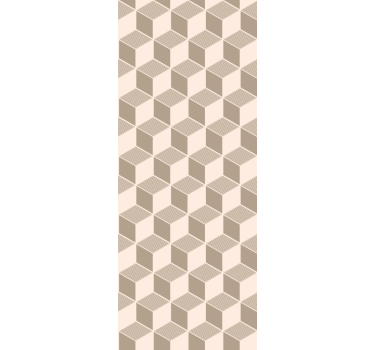 Stílusos kocka minta Tapéta Geometriai - TenStickers