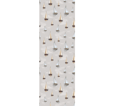 Elegáns vitorlás mintás gyerek tapéta - TenStickers