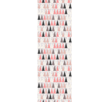 Színes geometrikus háromszög mintás tapéta - TenStickers