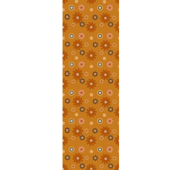 60-as évek virágereje retro tapéta - TenStickers
