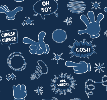 Tapéta hadihajó komikus stílus - TenStickers