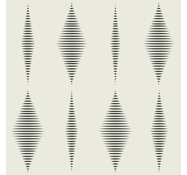 Rabaul ikat Geometrikus tapéta - TenStickers