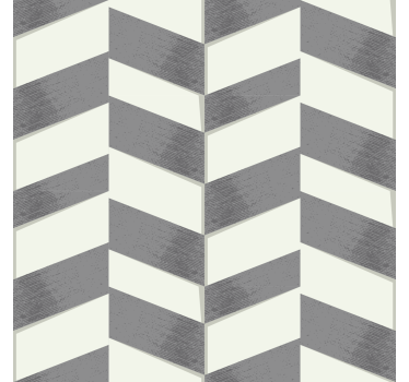 Szürke chevron Geometrikus tapéta - TenStickers