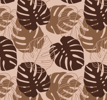Monstera motívum Tapéta levelek - TenStickers